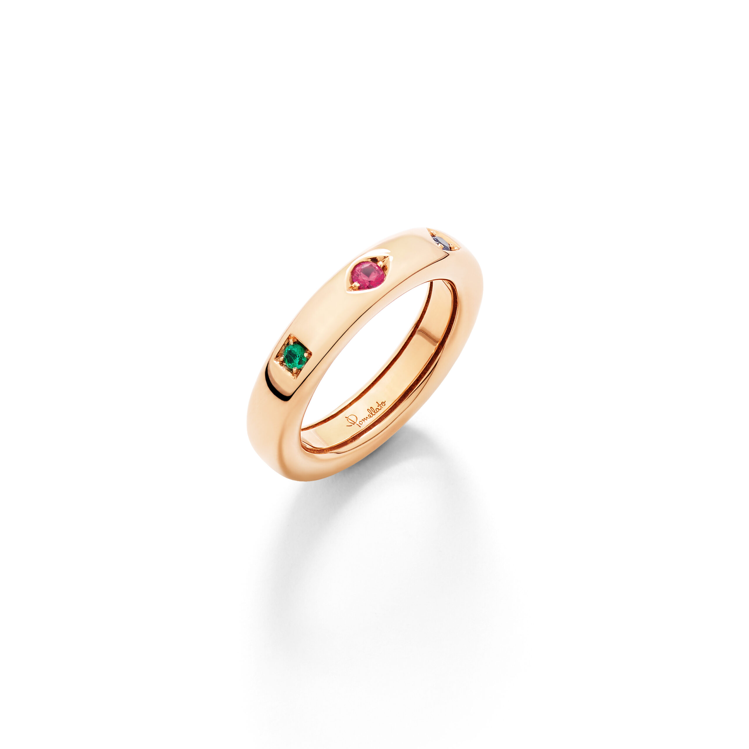 خواتم بوميلاتو الرفيعة الجديدة تدمج الياقوت والزمرد والصفير في تحفة فنية