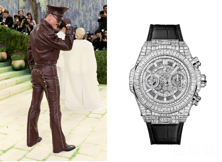 لوك إيفانز اختار Hublot Big Bang Unico High Jewelry 44mm