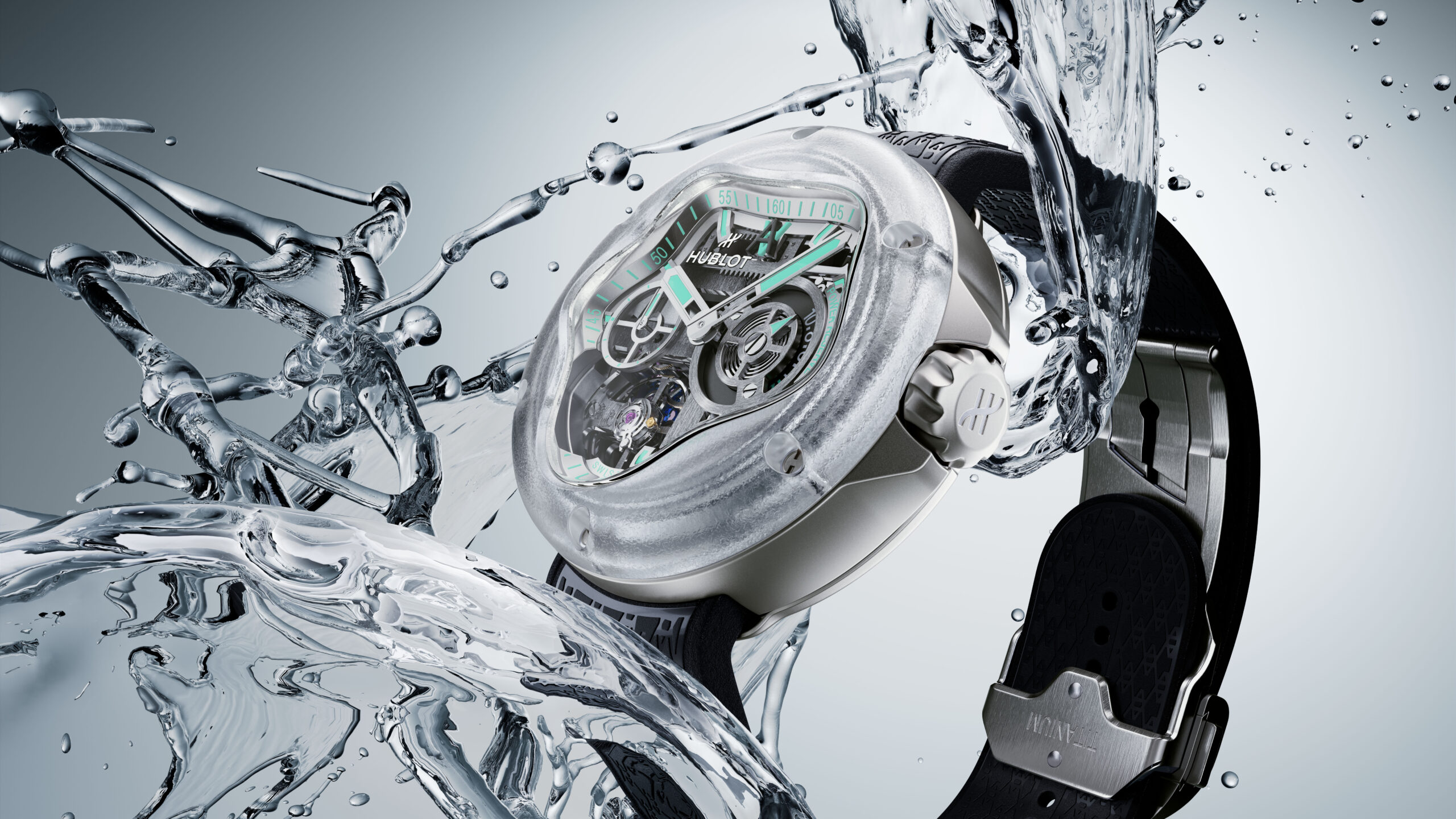 MP-17 MECA-10 Arsham Splash   ساعة فنية محدودة من هوبلو ودانيال أرشام