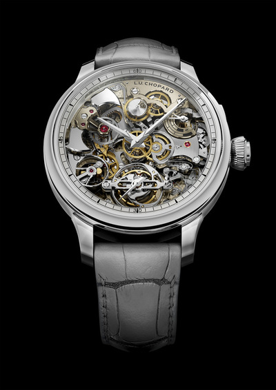 L.U.C Grand Strike تحفة شوبارد الجديدة بأجراس سافيرية فائقة النقاء
