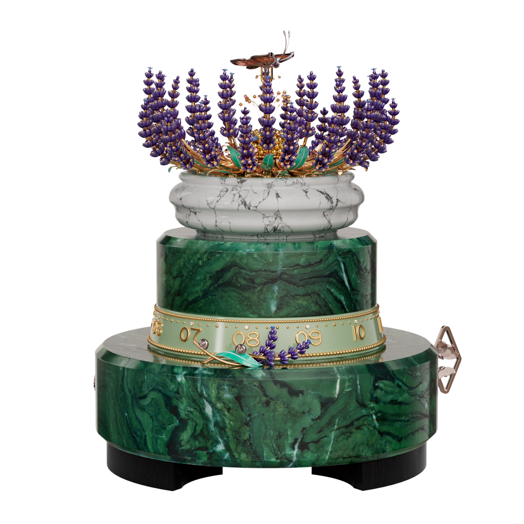 تفاصيل مرهفة تُبرز فن المينا  plique-à-jour 