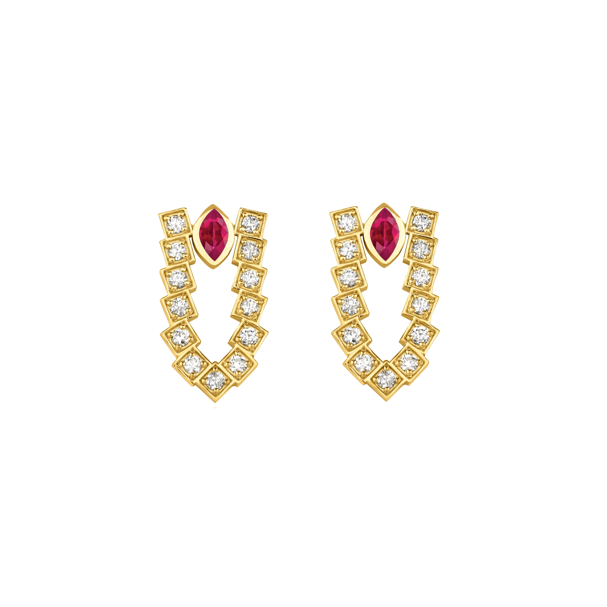 Nilufer Fine Jewellery x Gemfields Rhea Ruby Earrings