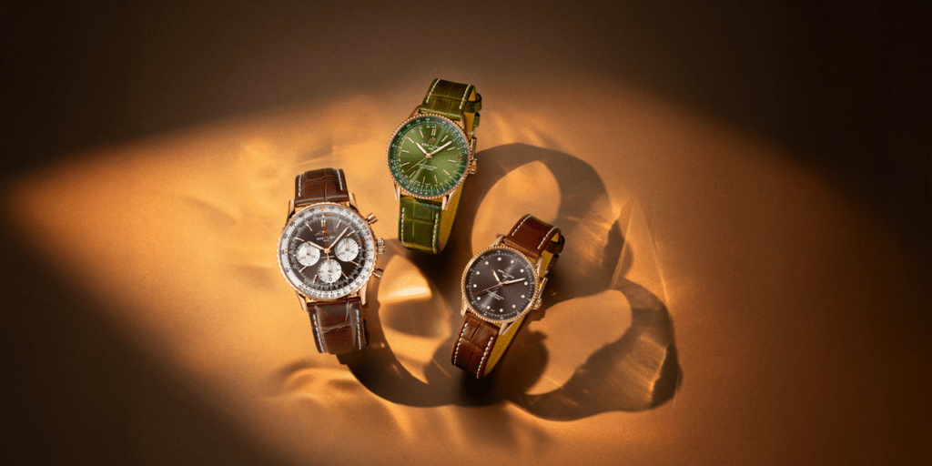 بريتلينغ تكشف النقاب عن تشكيلة ذهبية محدودة لموسم الاحتفالات