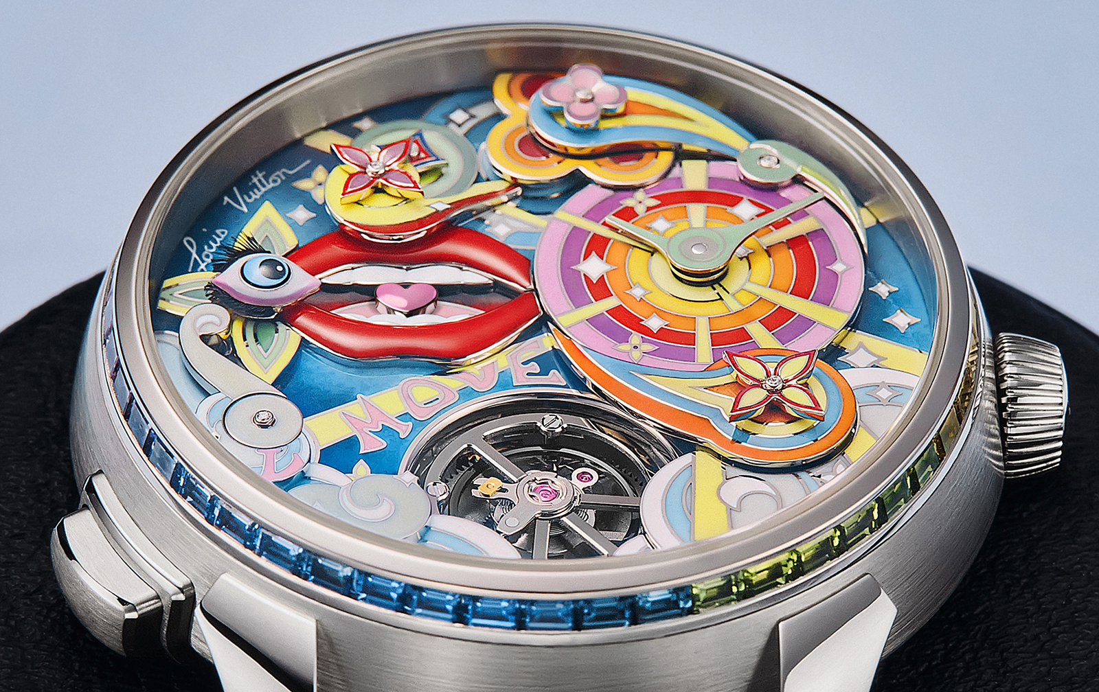 لويس فويتون تكشف عن Tambour Taiko Arty Automata ساعة تتجاوز حدود الزمان والخيال