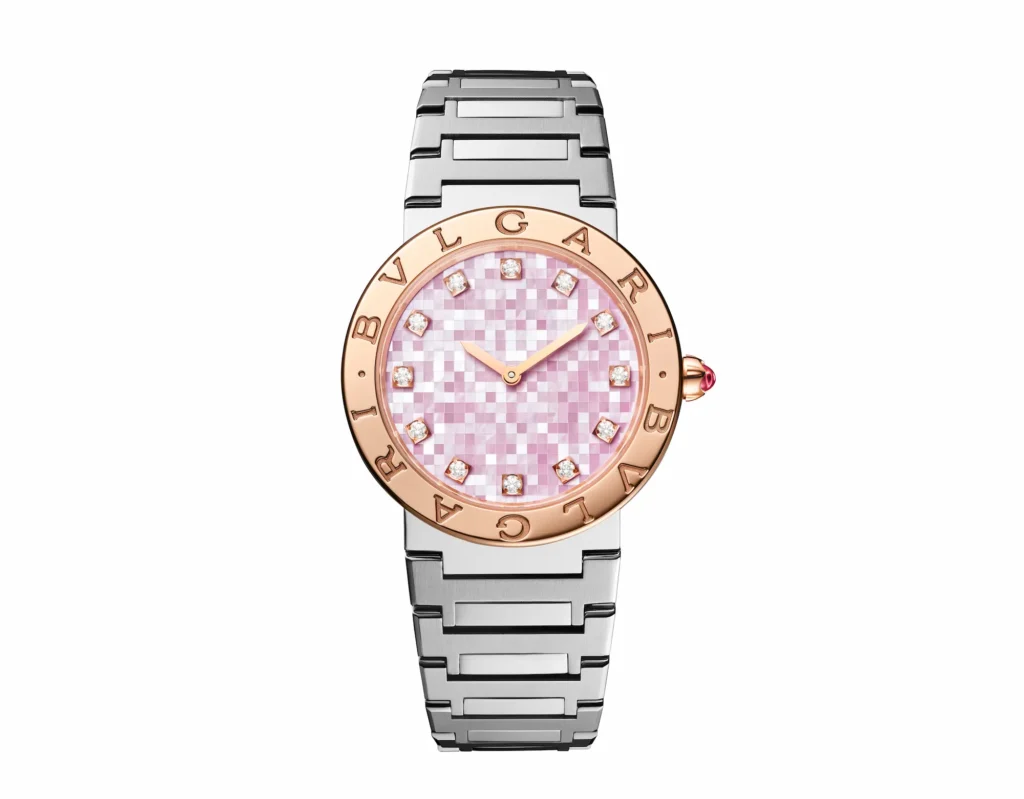 الإصدار الوردي من Bvlgari Bvlgari Roman Summer بإطار من الذهب الوردي ولمسات ألماسية راقية