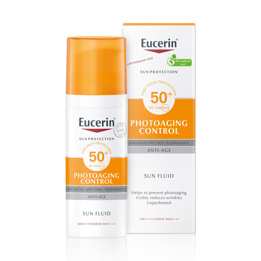 ترطيب عميق وحماية متقدمة للبشرة مع Sun Fluid Photoaging Control