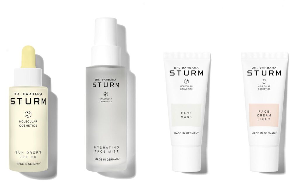 مجموعة Dr. Barbara Sturm Summer Kit 2026 للعناية بالبشرة أثناء السفر والصيف