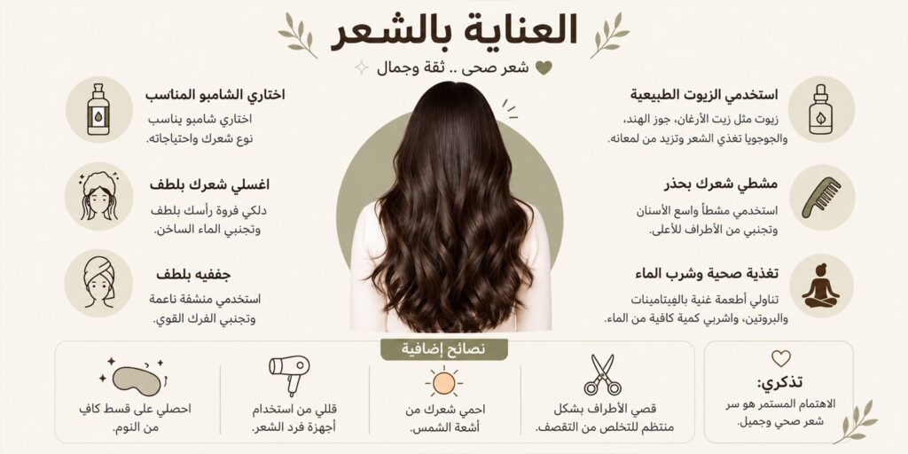 افضل طريقة للعناية بالشعر